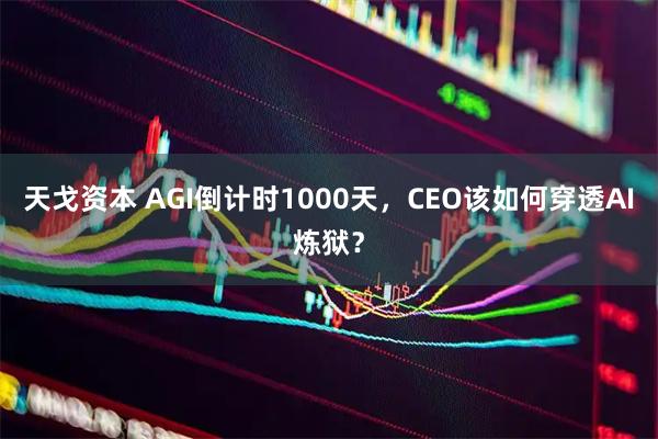 天戈资本 AGI倒计时1000天，CEO该如何穿透AI炼狱？